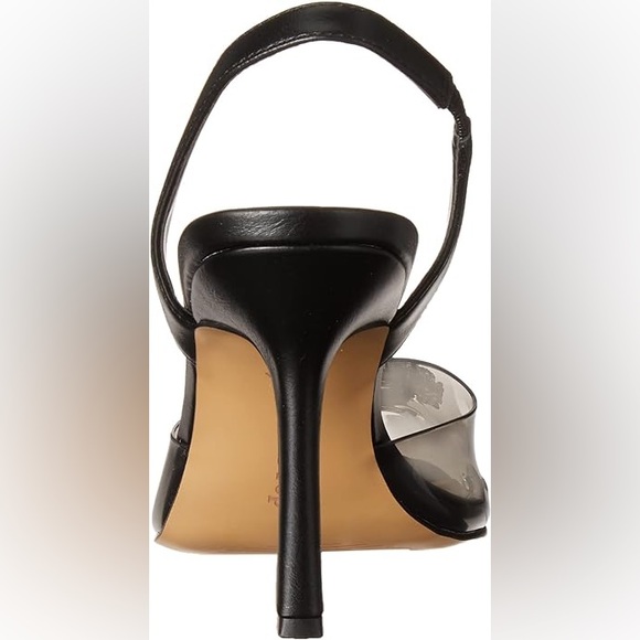 The Drop Women's Klara Slingback Heel in Clear Black size 6-1/2 - Picture 6 of 7